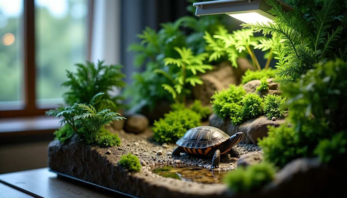 Terrarium pour tortue : guide complet pour sélectionner et aménager un habitat idéal