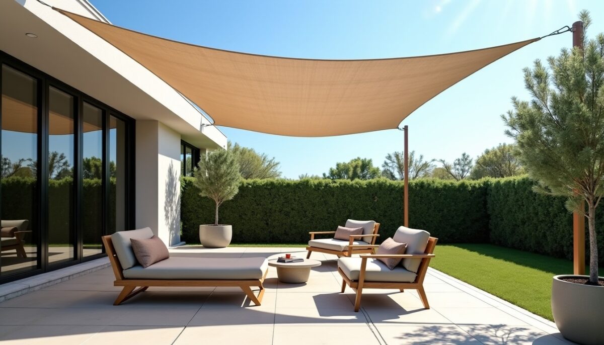Filet de camouflage ou voile d’ombrage : astuces pour une terrasse fraîche et bien ventilée