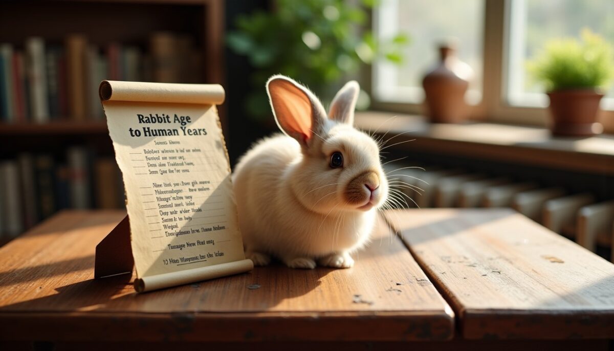 Âge du lapin en années humaines : tableau de conversion et conseils pratiques